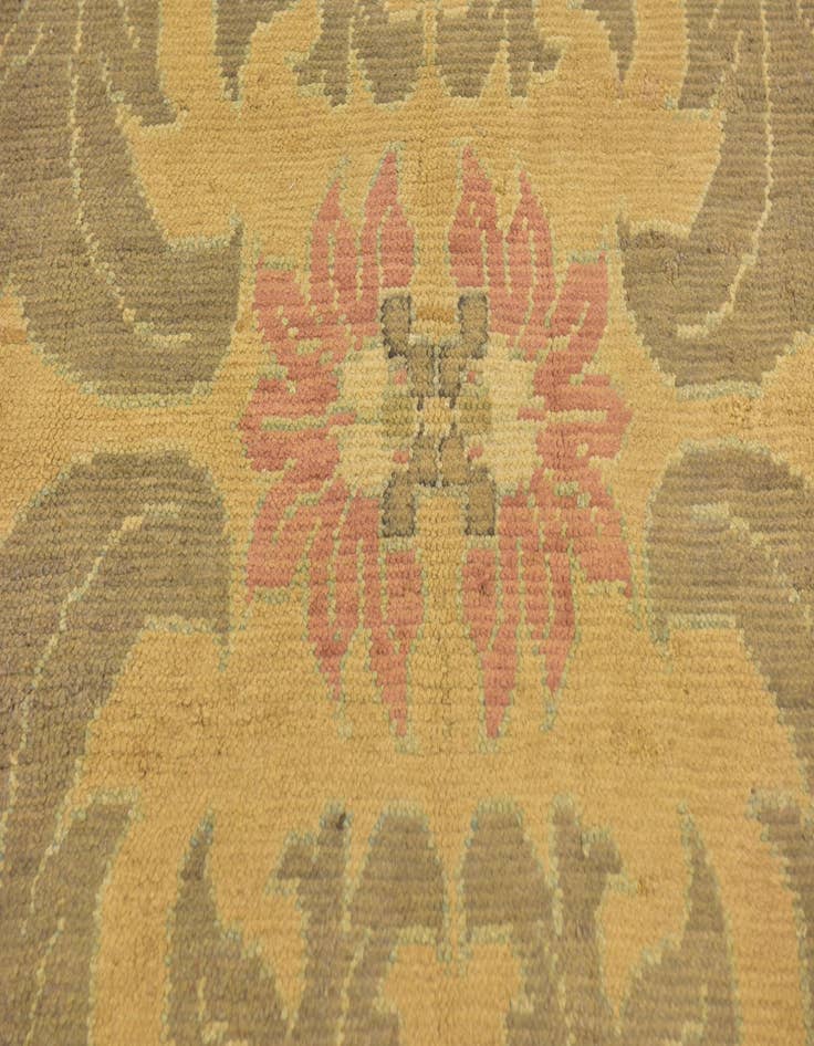 Detail image of  4' 3 x 6' 8  Hand Knotted Oushak Wool Rug