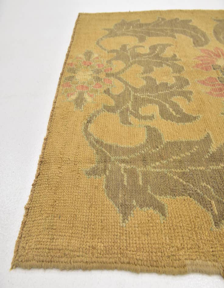 Detail image of  4' 3 x 6' 8  Hand Knotted Oushak Wool Rug