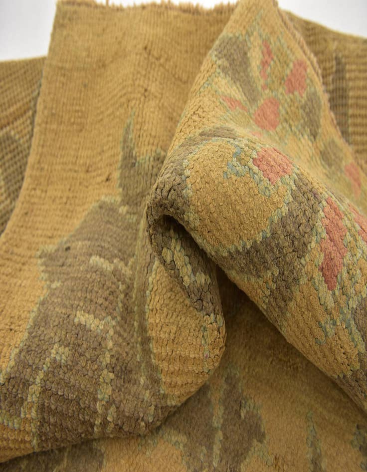 Detail image of  4' 3 x 6' 8  Hand Knotted Oushak Wool Rug