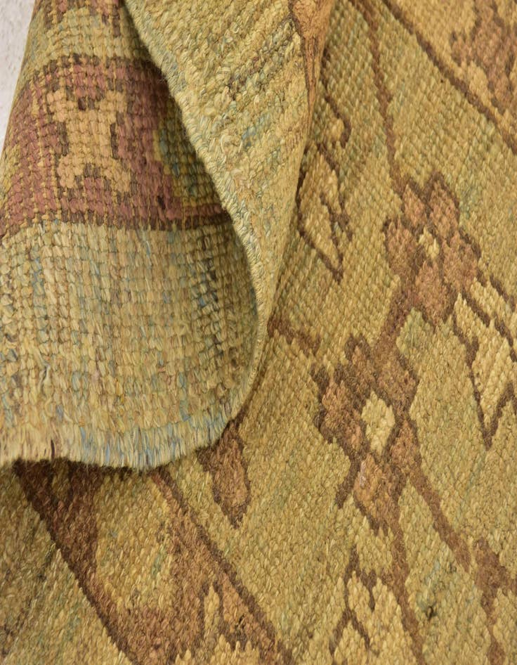 Detail image of  10' x 13' 6  Hand Knotted Oushak Wool Rug