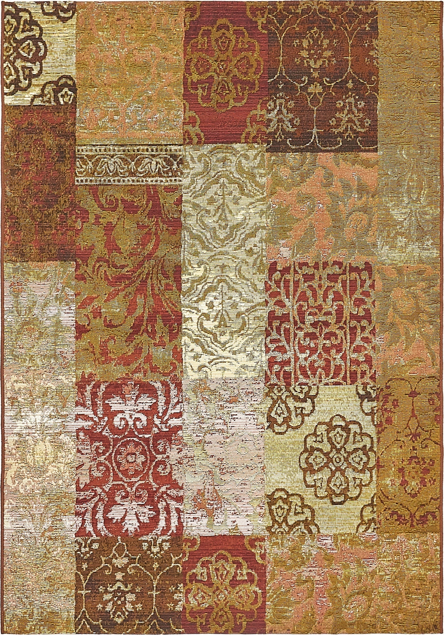  4' x 6'  Washable Botanical Indoor / Outdoor Rug