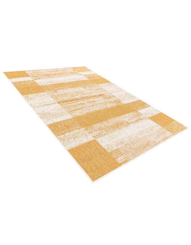 Detail image of  5' 3 x 7' 8  Washable Modern Indoor / Outdoor Rug
