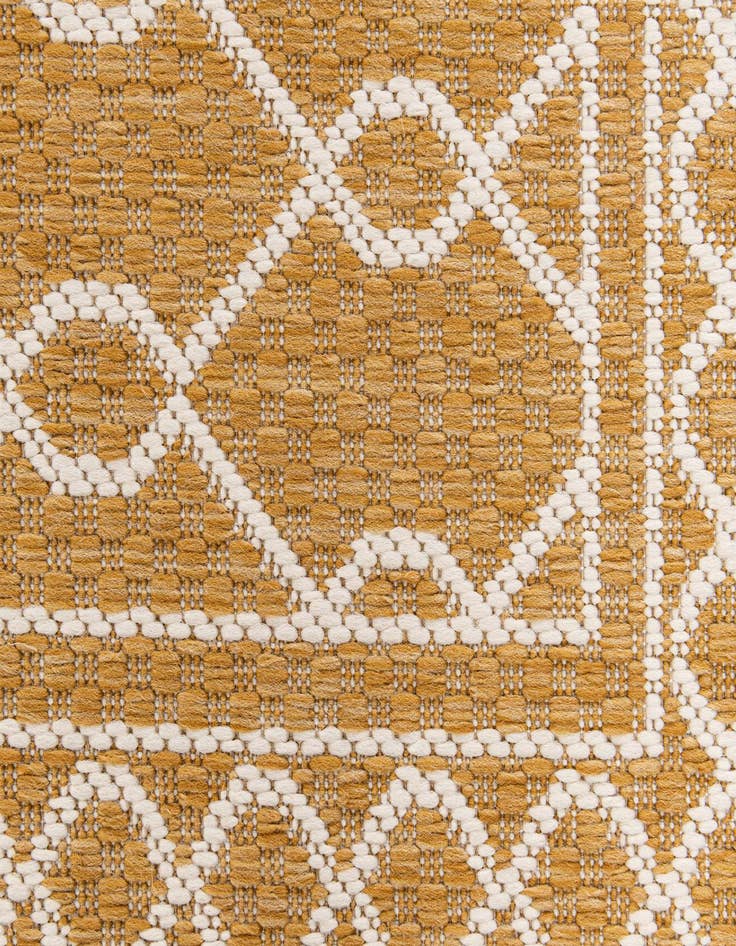 Detail image of  5' 3 x 7' 8  Washable Modern Indoor / Outdoor Rug