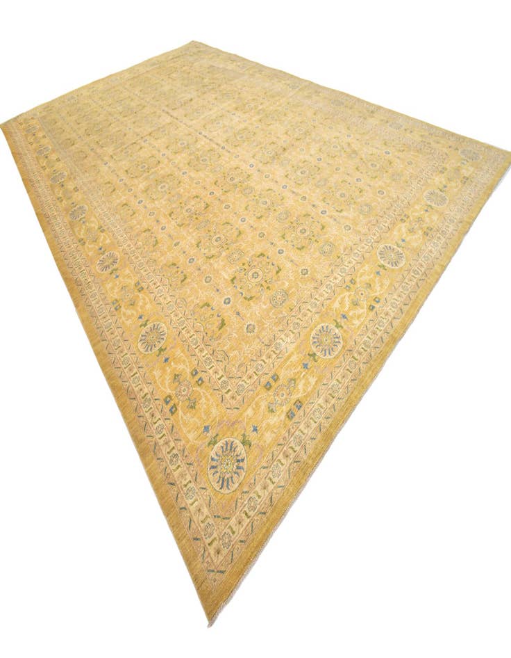 Detail image of  18' x 30' 4  Hand Knotted Peshawar Ziegler Rug