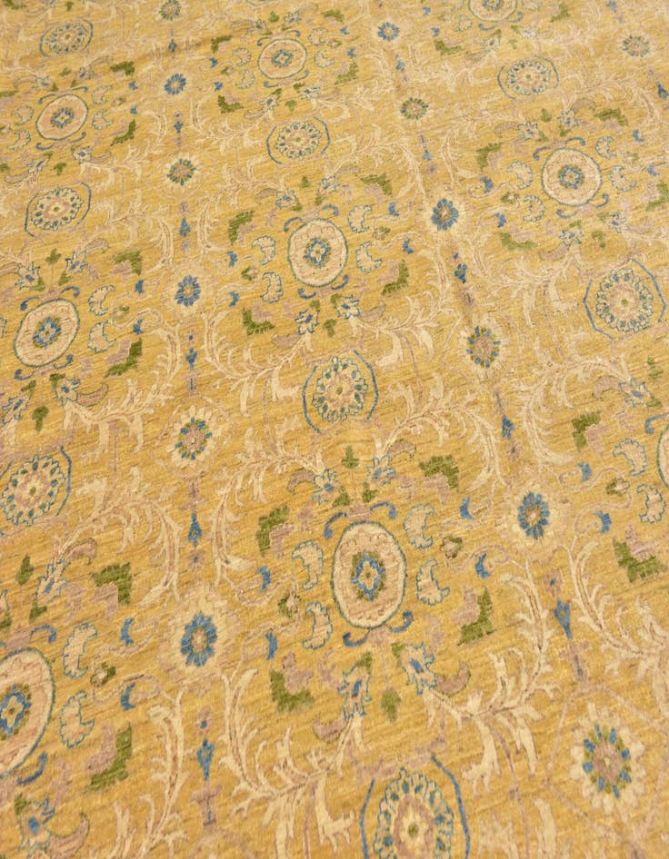 Detail image of  18' x 30' 4  Hand Knotted Peshawar Ziegler Rug