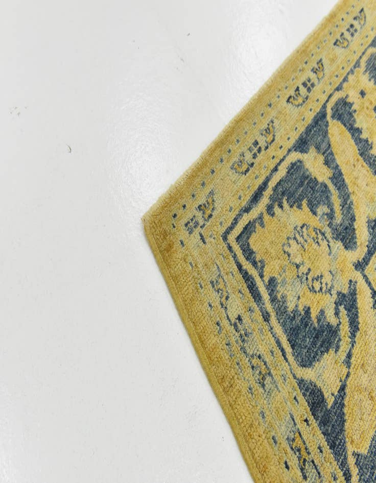 Detail image of 8' 5 x 9' 9 Hand Knotted Peshawar Ziegler Wool Rug