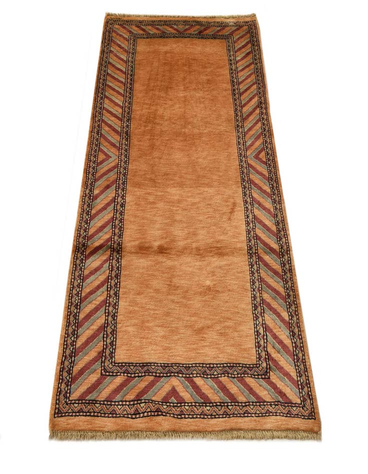 Detail image of  3' 1 x 5' 1  Hand Knotted Peshawar Ziegler Rug