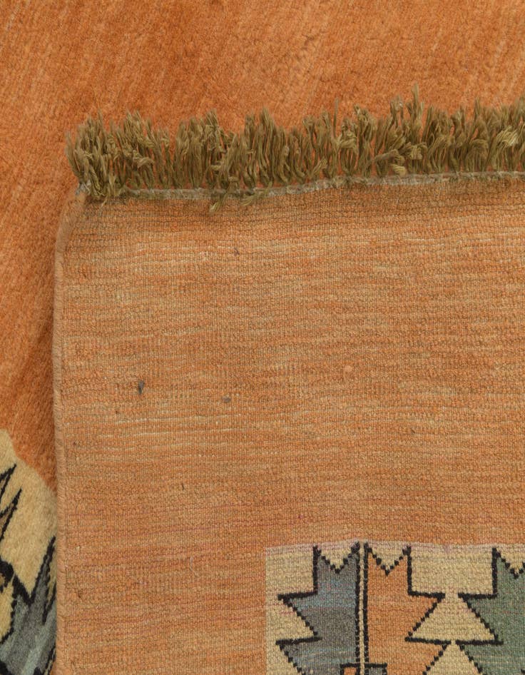 Detail image of  5' 9 x 8'  Hand Knotted Peshawar Ziegler Rug