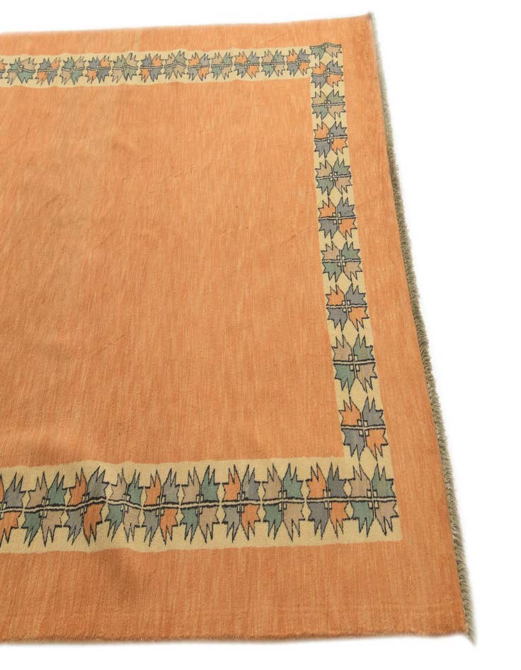 Detail image of  5' 8 x 7' 9  Hand Knotted Peshawar Ziegler Rug