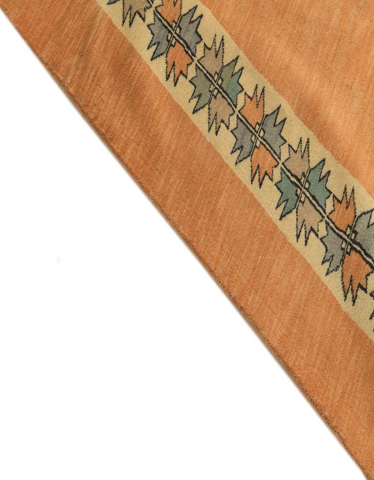 Detail image of  5' 8 x 7' 9  Hand Knotted Peshawar Ziegler Rug