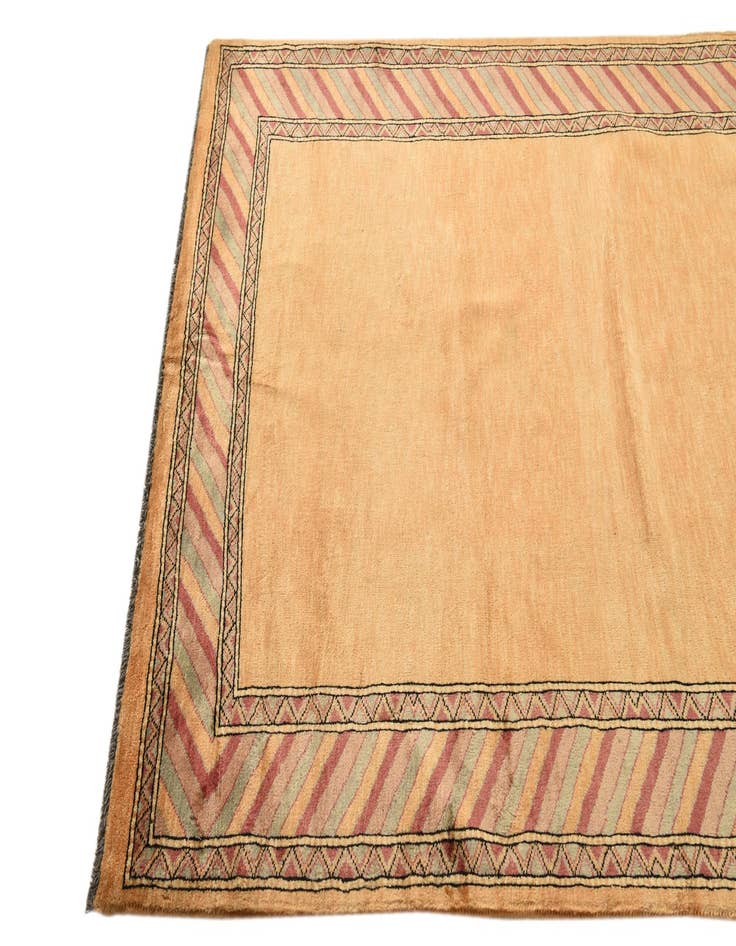 Detail image of  4' 2 x 6' 5  Hand Knotted Peshawar Ziegler Rug