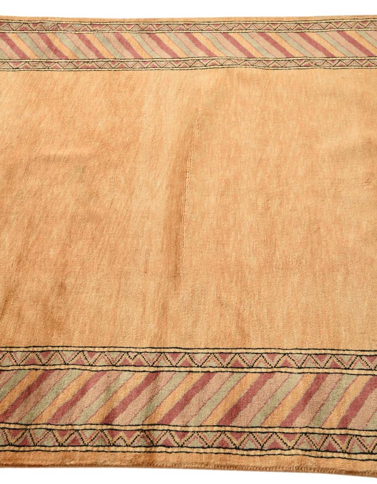 Detail image of  4' 2 x 6' 5  Hand Knotted Peshawar Ziegler Rug