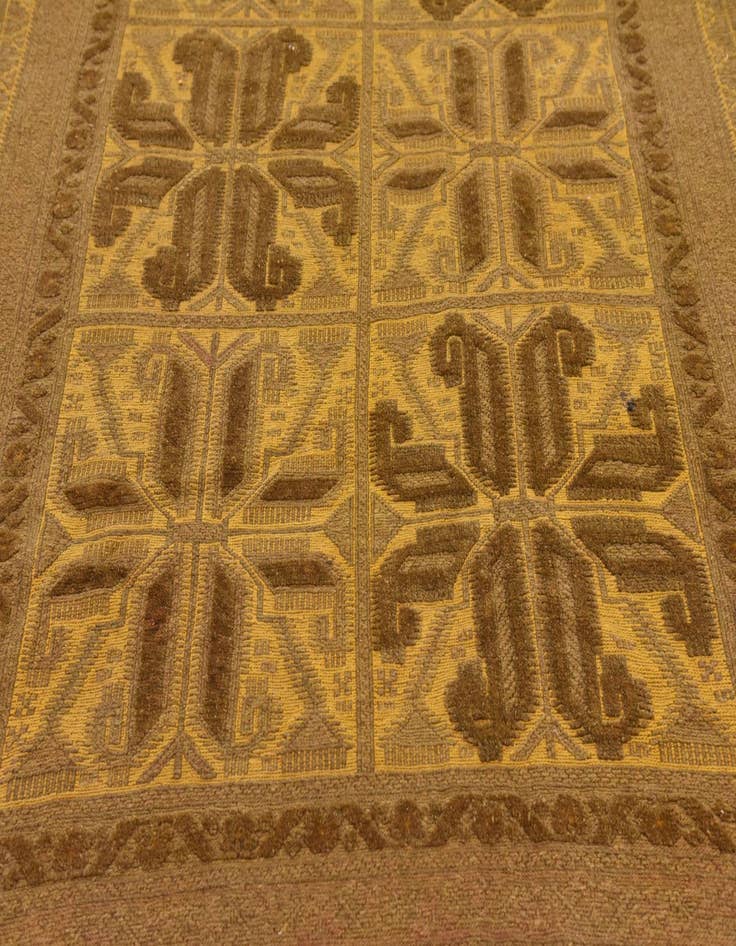 Detail image of  6' 4 x 8' 3  Hand Woven Sumak Wool Rug