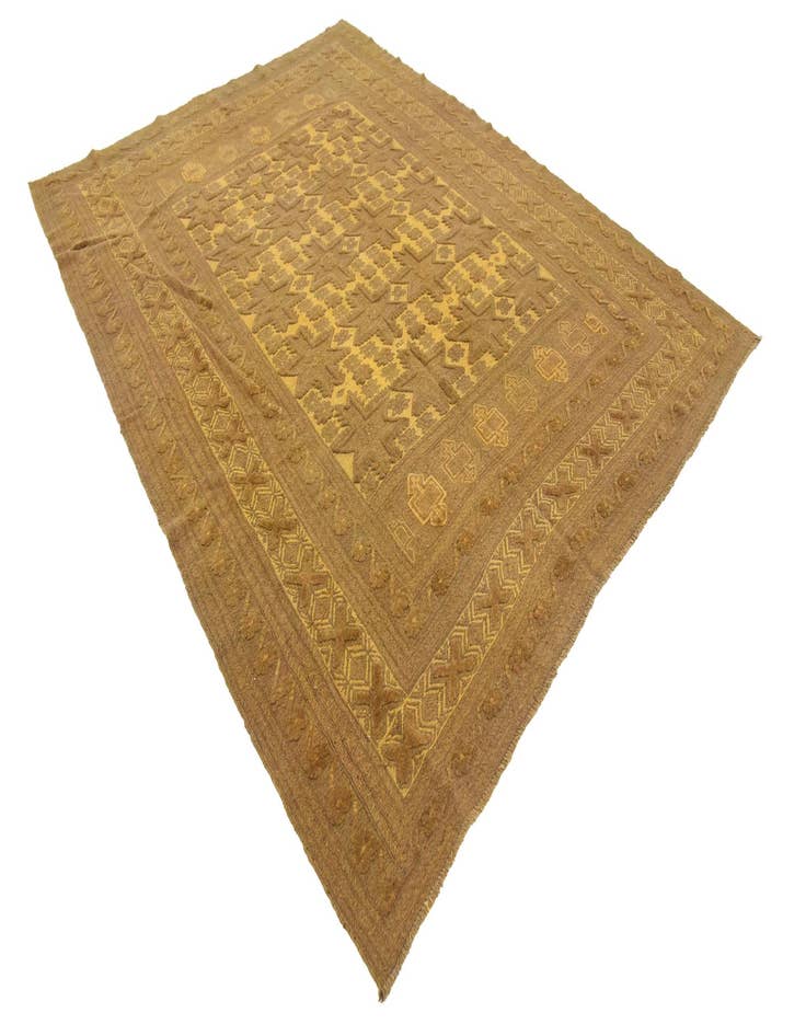 Detail image of  6' 5 x 8' 7  Hand Woven Sumak Wool Rug