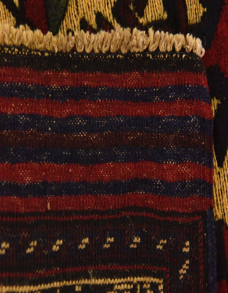 Detail image of  3' x 4' 4  Hand Knotted Sumak Wool Rug