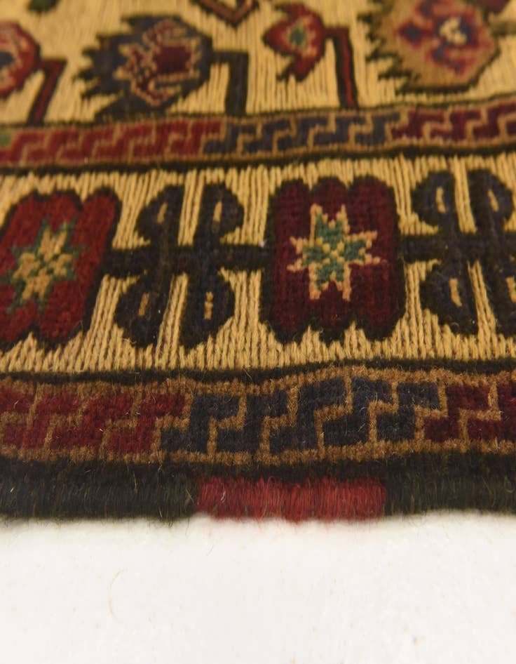 Detail image of  3' 3 x 5' 3  Hand Knotted Sumak Wool Rug