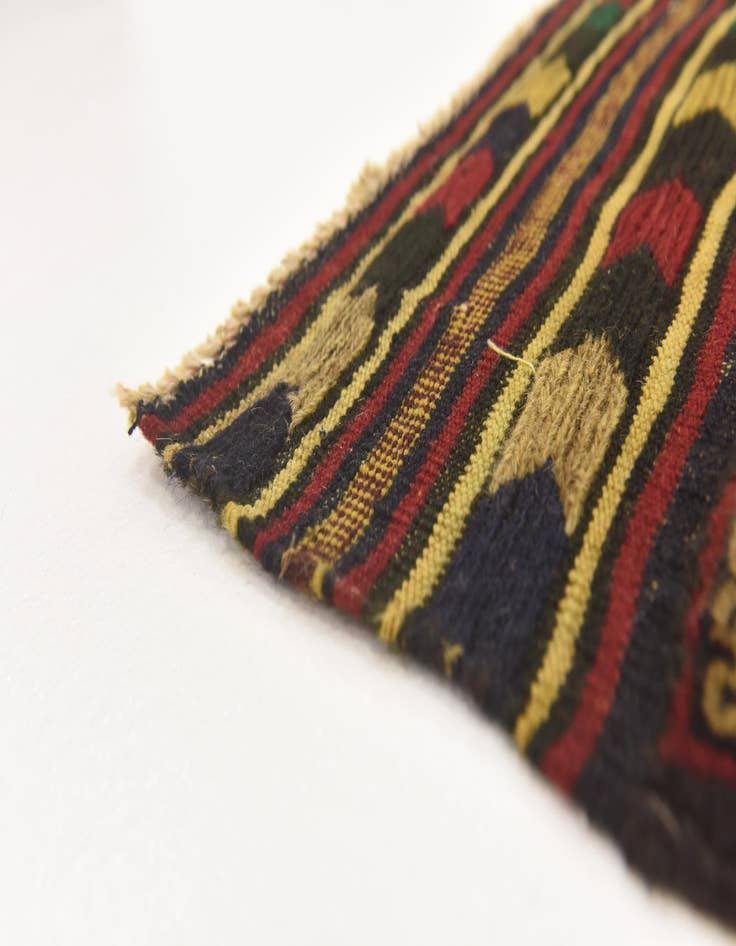 Detail image of  4' 2 x 6' 8  Hand Knotted Sumak Wool Rug