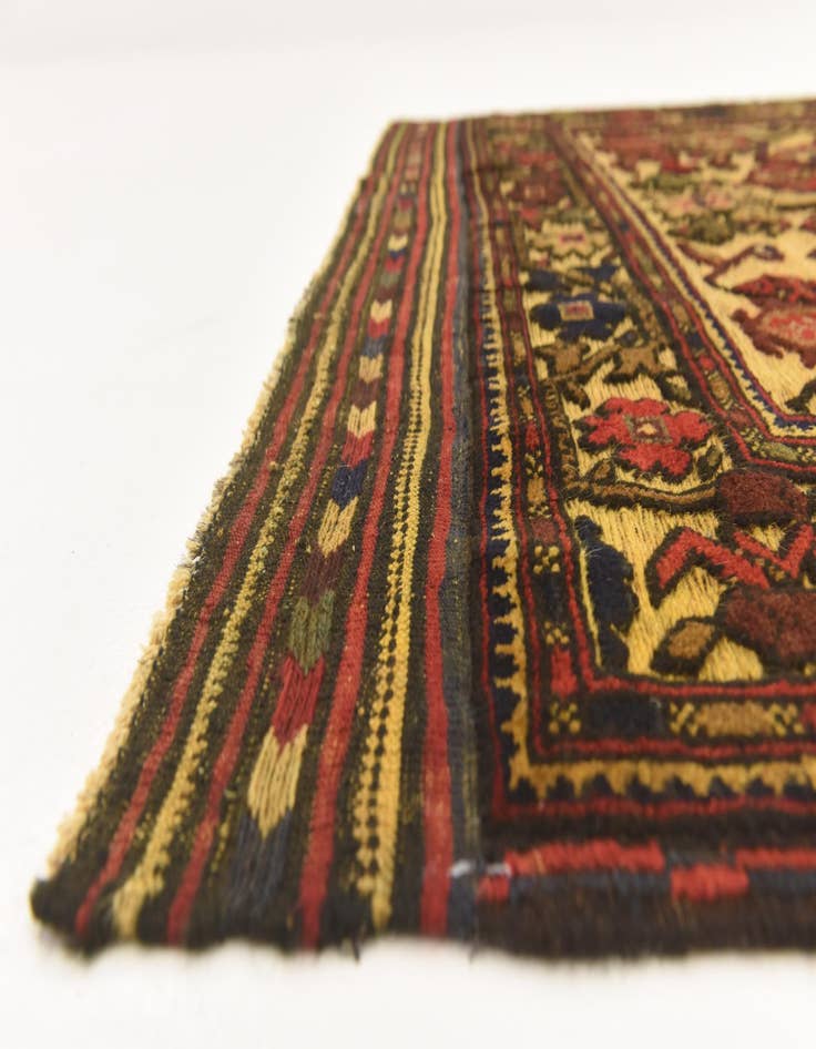 Detail image of  3' 11 x 6' 3  Hand Knotted Sumak Wool Rug