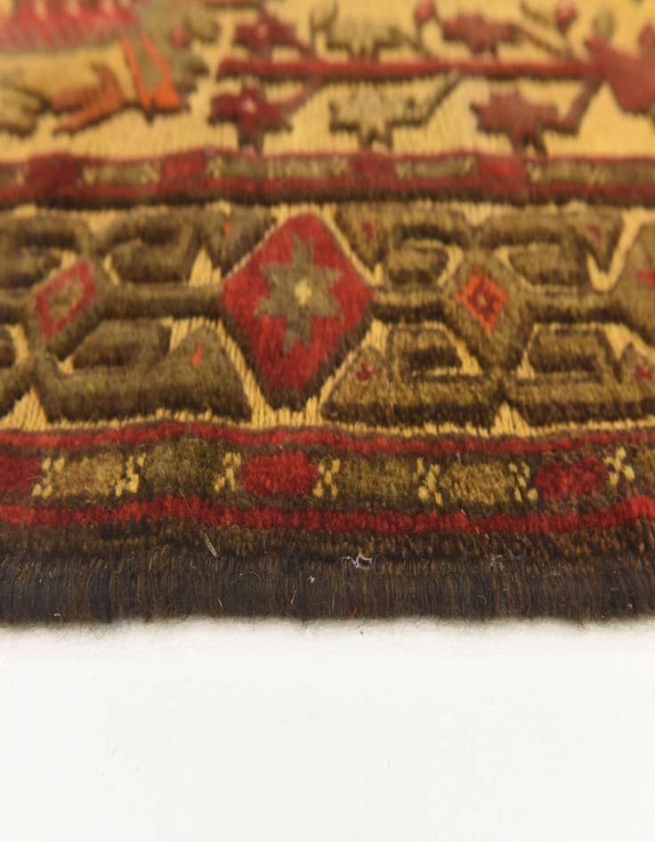 Detail image of  4' 5 x 6' 6  Hand Knotted Sumak Wool Rug