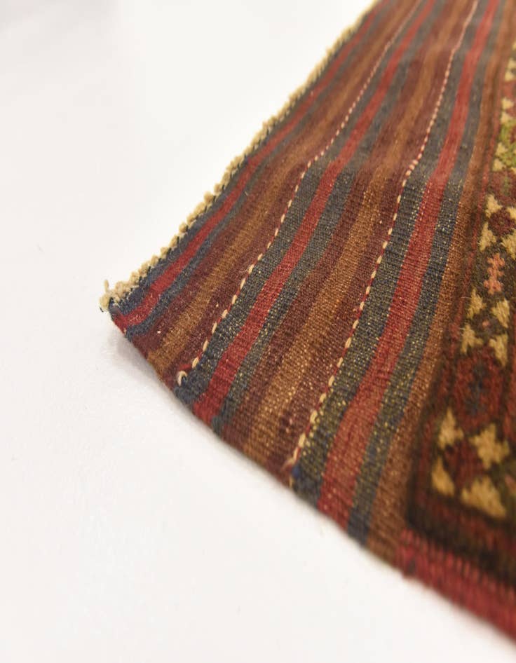 Detail image of  4' 2 x 6' 6  Hand Knotted Sumak Wool Rug