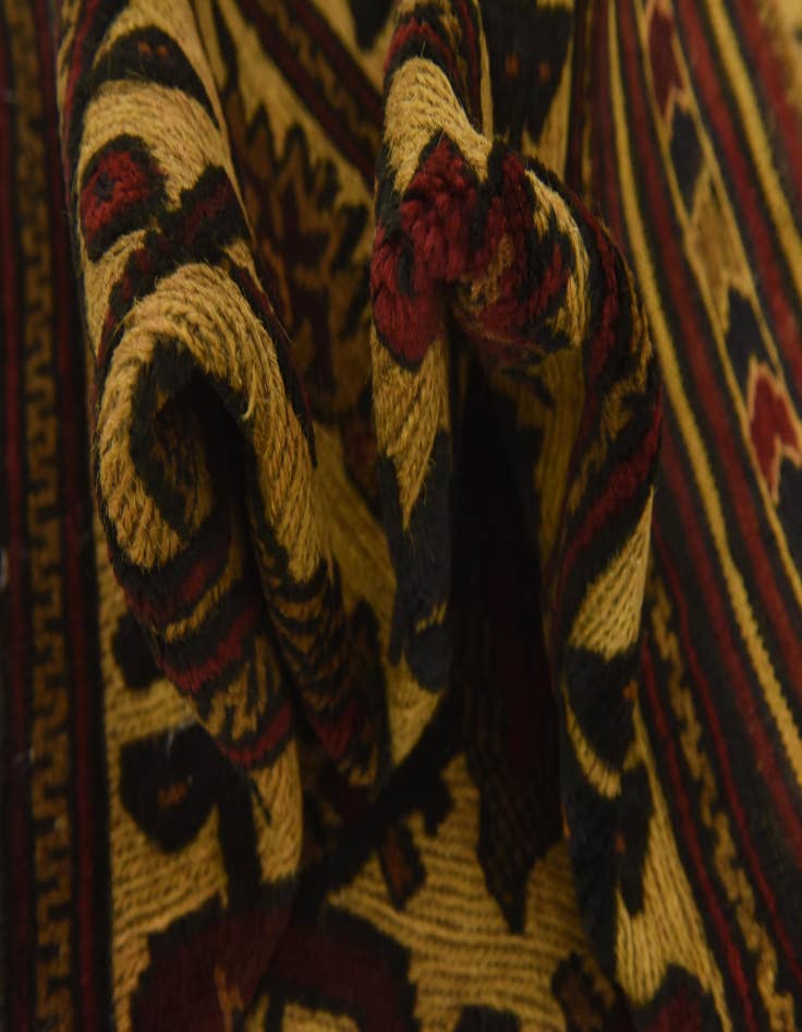 Detail image of  3' x 4' 5  Hand Knotted Sumak Wool Rug