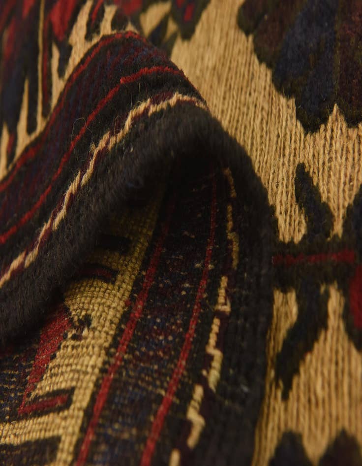 Detail image of  2' 9 x 4' 8  Hand Knotted Sumak Wool Rug
