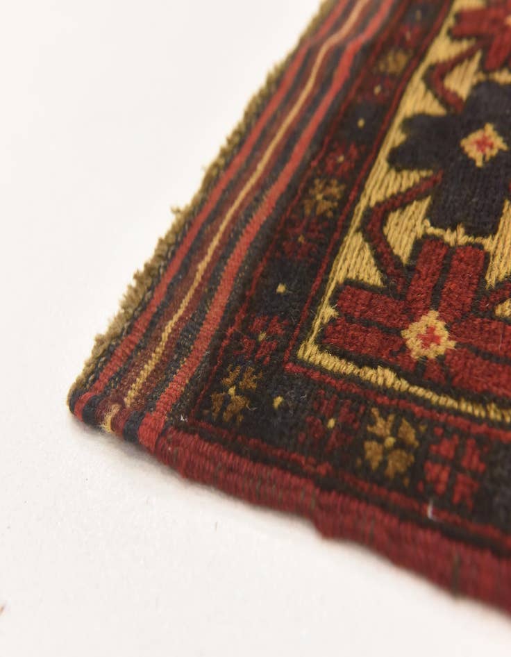 Detail image of  2' 8 x 4' 1  Hand Knotted Sumak Wool Rug