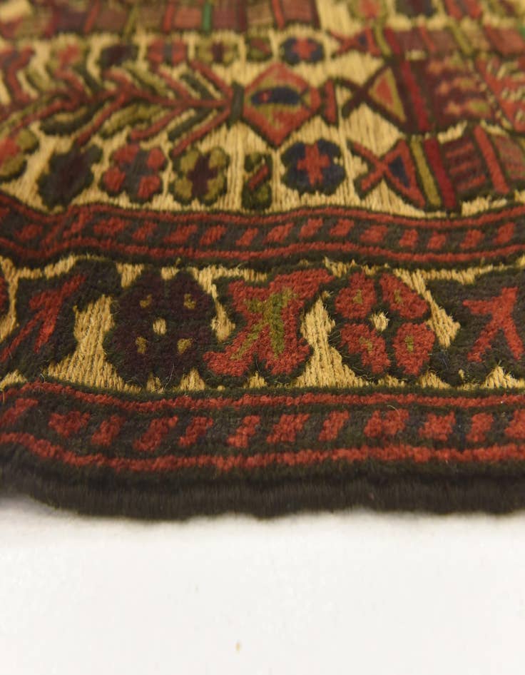 Detail image of  2' 10 x 4' 8  Hand Knotted Sumak Wool Rug