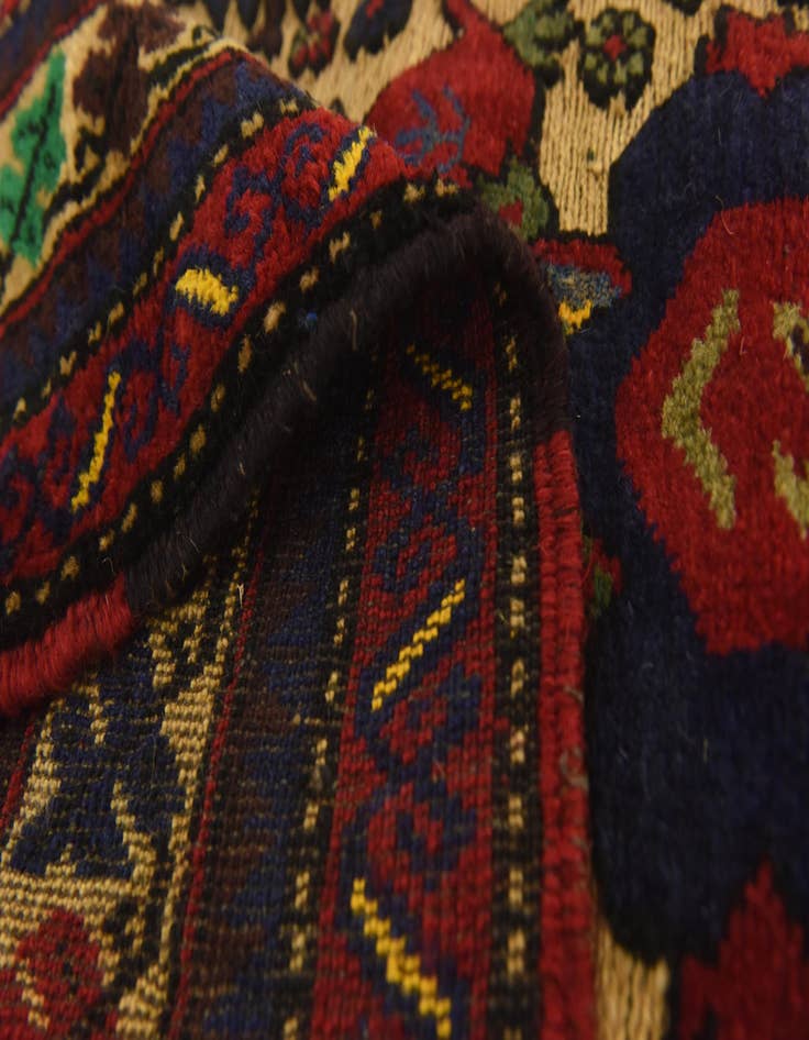 Detail image of  2' 11 x 4' 3  Hand Knotted Sumak Wool Rug