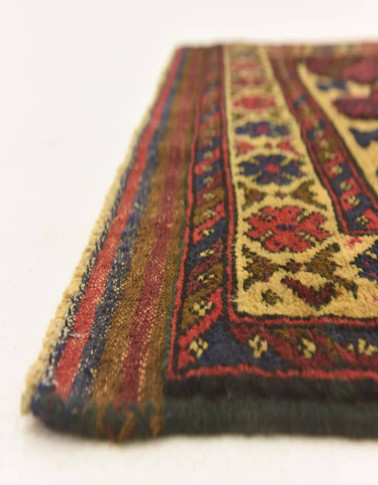 Detail image of  2' 10 x 4' 8  Hand Knotted Sumak Wool Rug