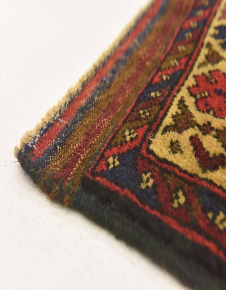 Detail image of  2' 10 x 4' 8  Hand Knotted Sumak Wool Rug