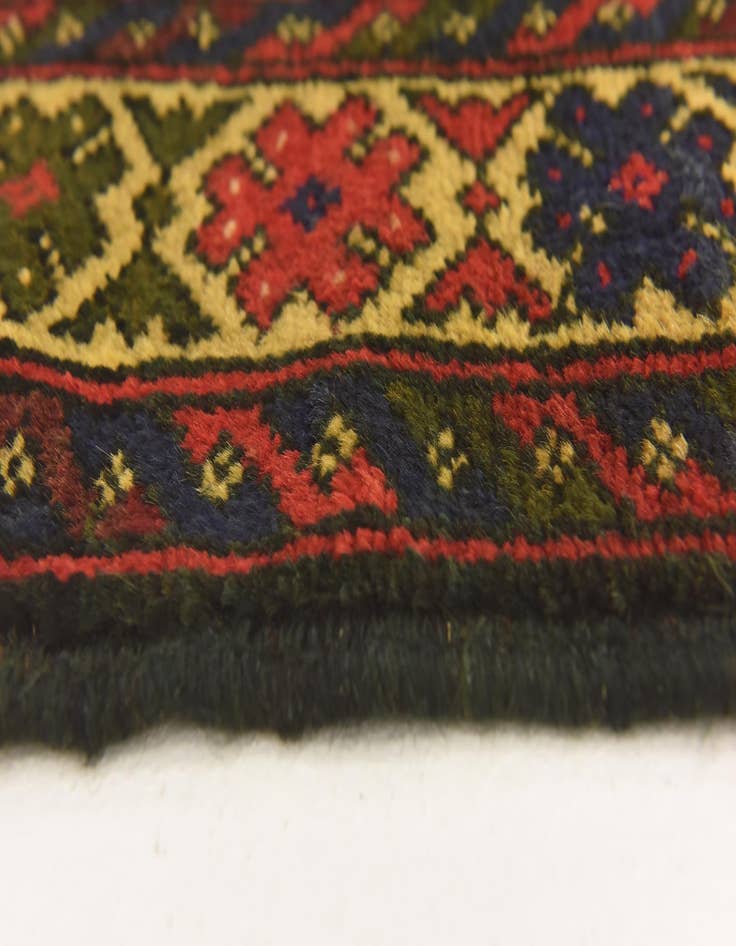 Detail image of  2' 10 x 4' 8  Hand Knotted Sumak Wool Rug