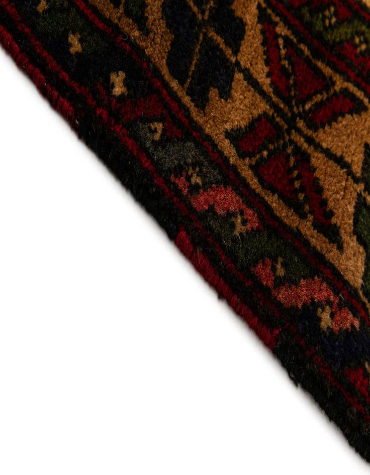 Detail image of  2' 10 x 4' 8  Hand Knotted Sumak Wool Rug