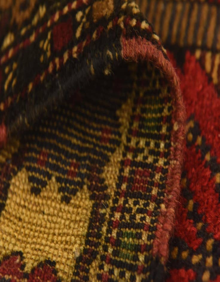 Detail image of  2' 10 x 4' 7  Hand Knotted Sumak Wool Rug