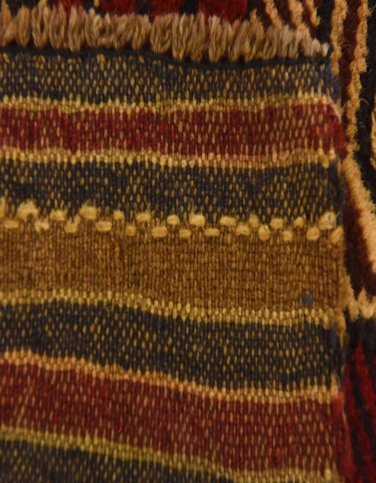 Detail image of  2' 10 x 4' 7  Hand Knotted Sumak Wool Rug
