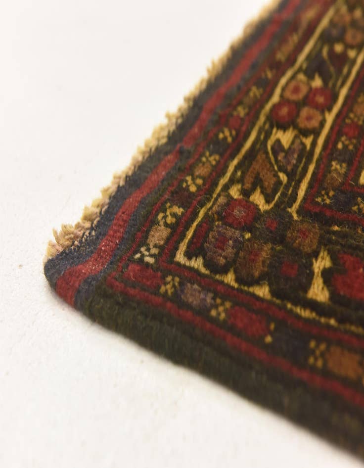 Detail image of  2' 8 x 4' 5  Hand Knotted Sumak Wool Rug