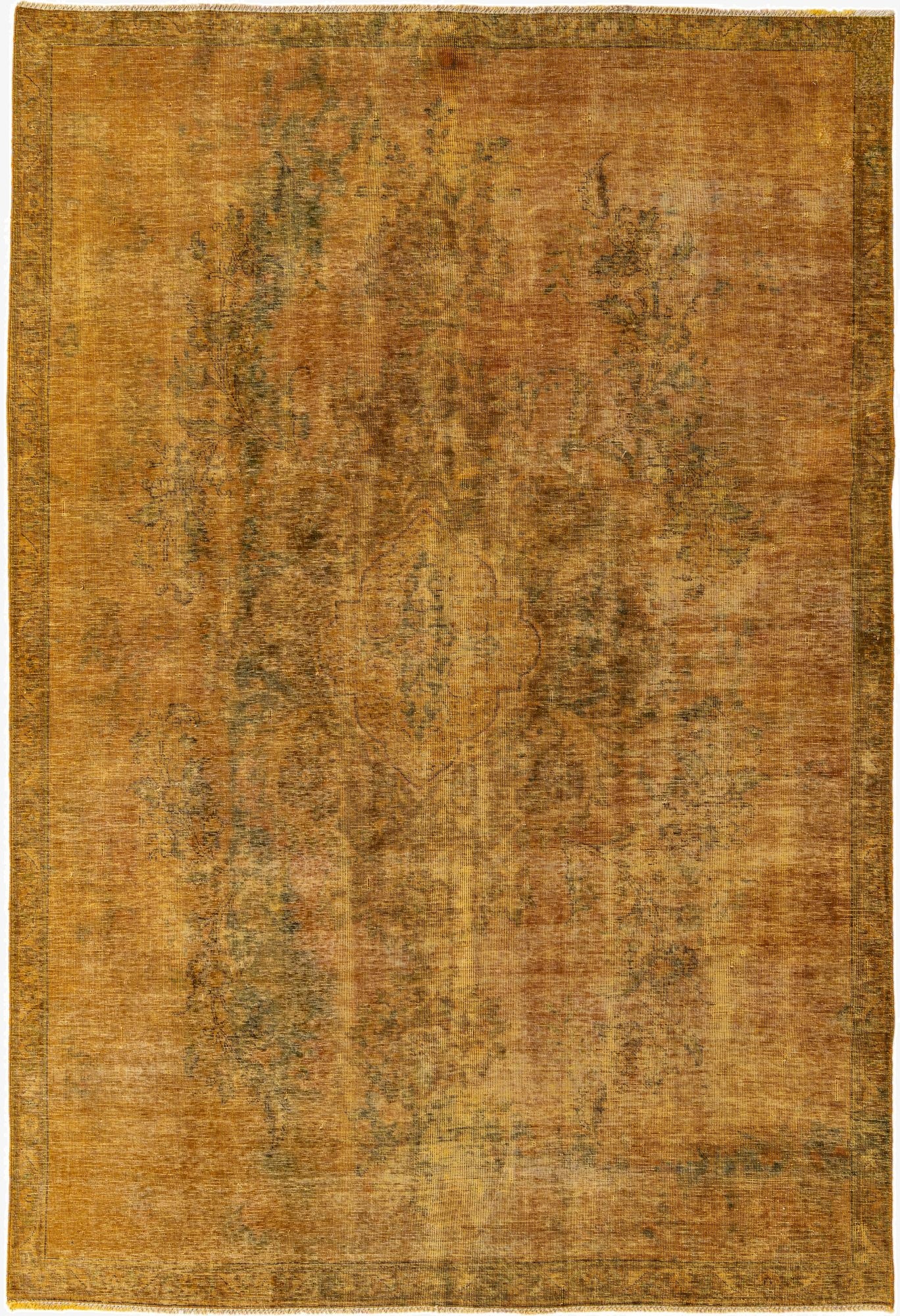  7' 1 x 10' 8  Hand Knotted Ultra Vintage Persian Wool Rug