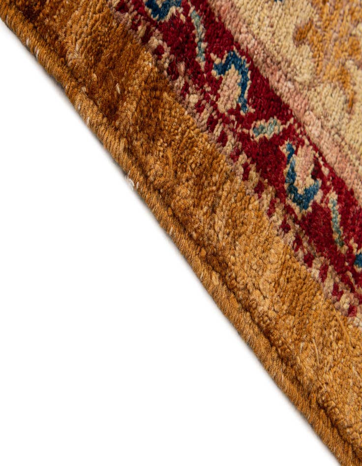 Detail image of  4' 11 x 6' 10  Hand Knotted Ziegler Wool Rug