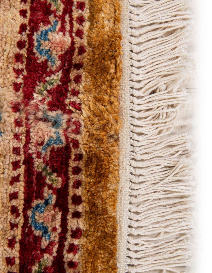Detail image of  5' 1 x 7' 3  Hand Knotted Ziegler Wool Rug