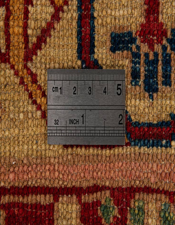 Detail image of  5' x 6' 11  Hand Knotted Ziegler Wool Rug