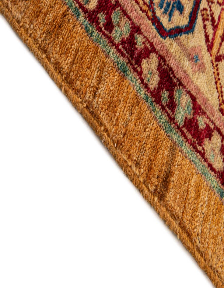 Detail image of  5' x 6' 11  Hand Knotted Ziegler Wool Rug