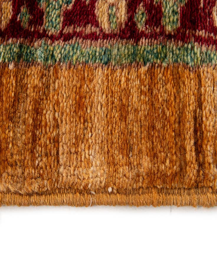 Detail image of  5' x 6' 11  Hand Knotted Ziegler Wool Rug