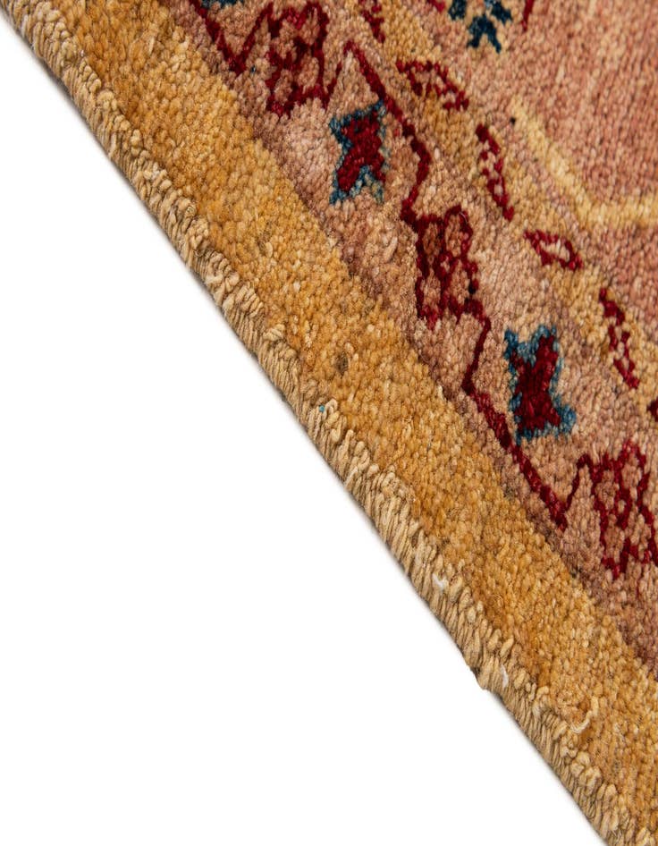 Detail image of  5' 7 x 7' 8  Hand Knotted Ziegler Wool Rug