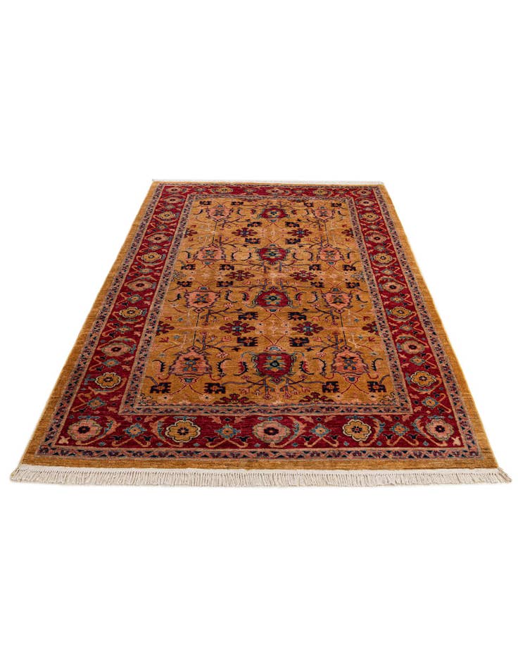 Detail image of  5' 5 x 8' 10  Hand Knotted Ziegler Wool Rug