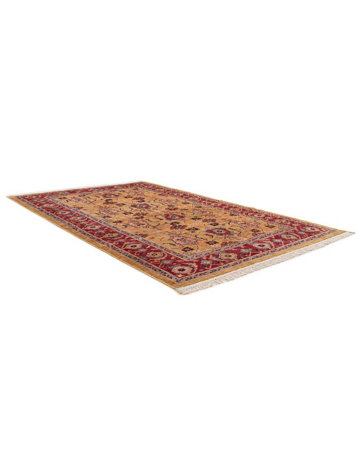 Detail image of  5' 5 x 8' 10  Hand Knotted Ziegler Wool Rug