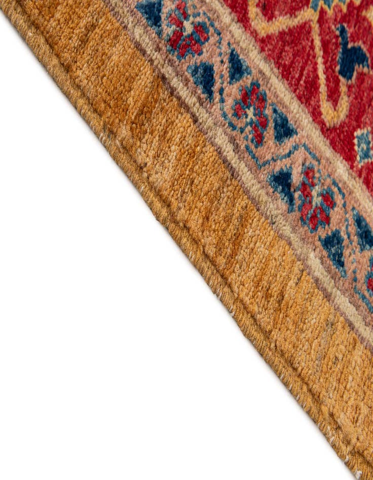 Detail image of  5' 6 x 8'  Hand Knotted Ziegler Wool Rug
