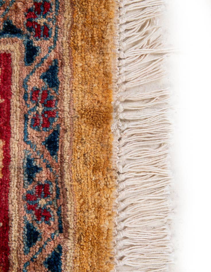 Detail image of  5' 6 x 8'  Hand Knotted Ziegler Wool Rug