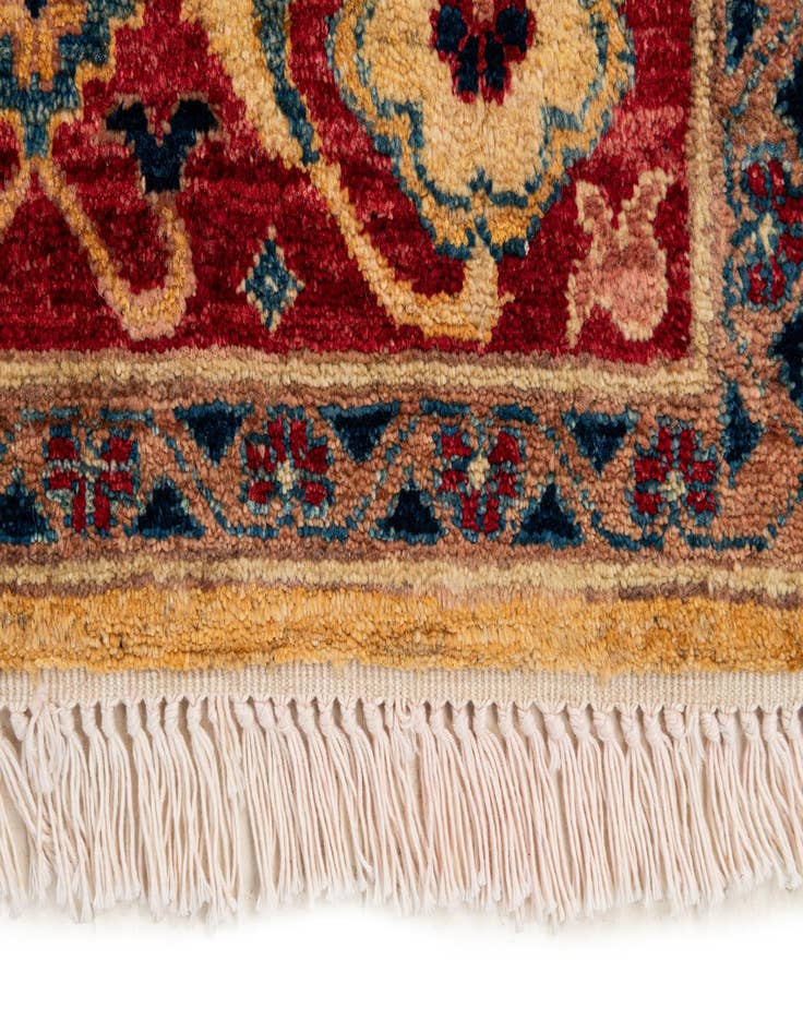 Detail image of  5' 6 x 8'  Hand Knotted Ziegler Wool Rug