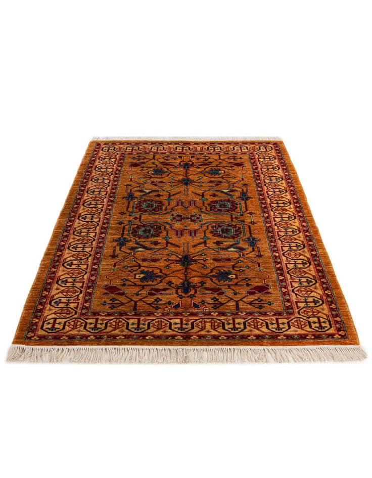 Detail image of  5' 2 x 6' 9  Hand Knotted Ziegler Wool Rug