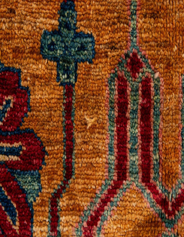 Detail image of  5' 2 x 6' 9  Hand Knotted Ziegler Wool Rug